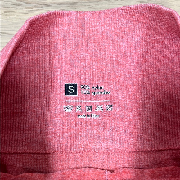 Gymshark Seamless Leggings Women's Size Small Ombre Pink /Orange - Picture 5 of 10